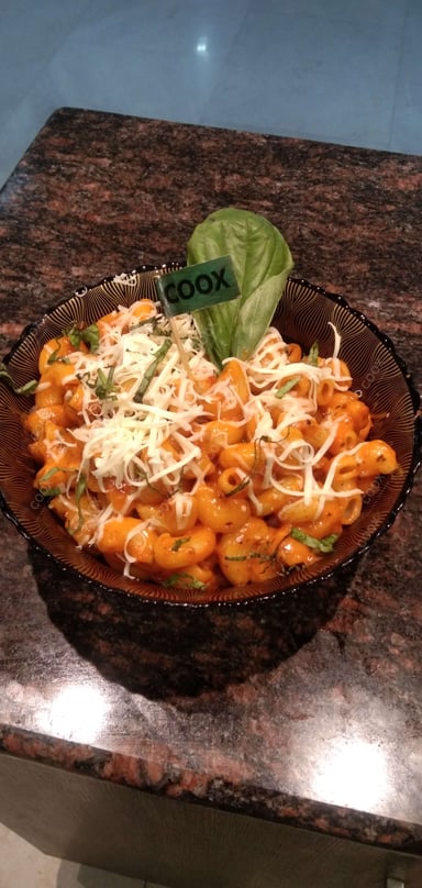 Tasty Pasta in Pink Sauce cooked by COOX chefs cooks during occasions parties events at home