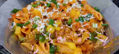 Tasty Pasta in Red Sauce cooked by COOX chefs cooks during occasions parties events at home