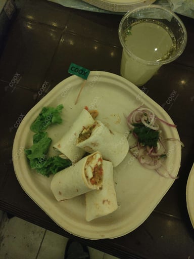 Tasty Veg Kathi Rolls cooked by COOX chefs cooks during occasions parties events at home