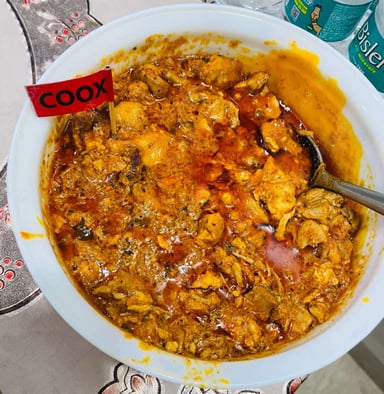 Tasty Rara Chicken cooked by COOX chefs cooks during occasions parties events at home