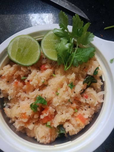 Tasty Upma cooked by COOX chefs cooks during occasions parties events at home