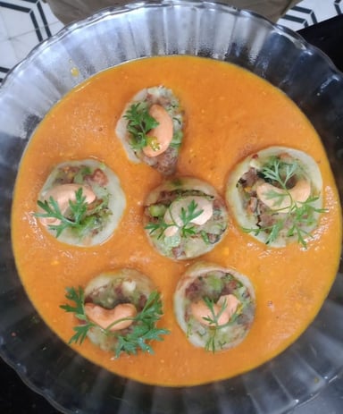 Tasty Stuffed Potatoes (Gravy) cooked by COOX chefs cooks during occasions parties events at home