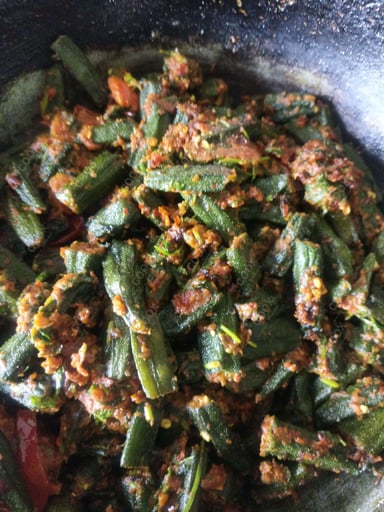 Tasty Bhindi cooked by COOX chefs cooks during occasions parties events at home