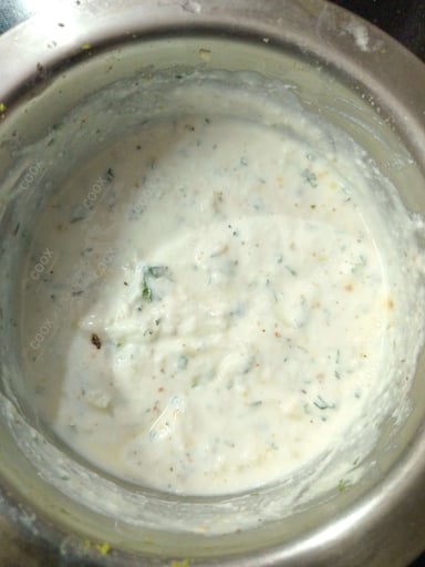 Tasty Yogurt Parsley Dip cooked by COOX chefs cooks during occasions parties events at home
