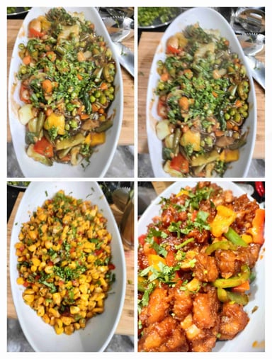 Tasty Any 4 Appetizers cooked by COOX chefs cooks during occasions parties events at home