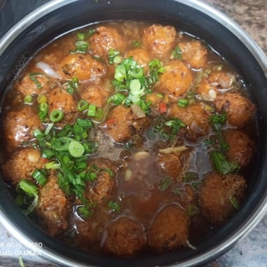 Tasty Veg Manchurian (Gravy) cooked by COOX chefs cooks during occasions parties events at home