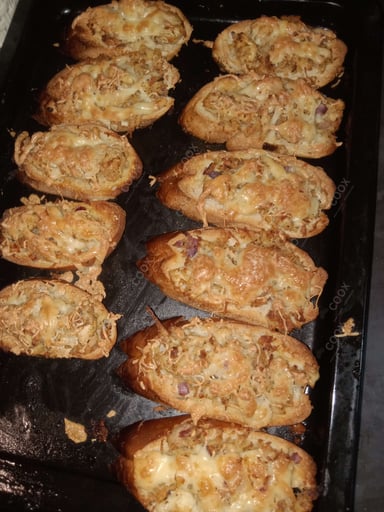 Tasty Chicken Bruschetta cooked by COOX chefs cooks during occasions parties events at home