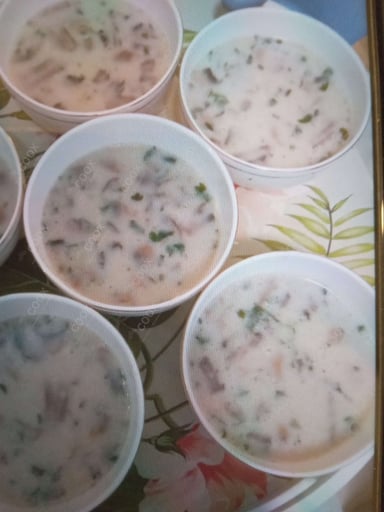 Tasty Cream of Mushroom cooked by COOX chefs cooks during occasions parties events at home
