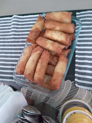 Tasty Chicken Spring Rolls cooked by COOX chefs cooks during occasions parties events at home