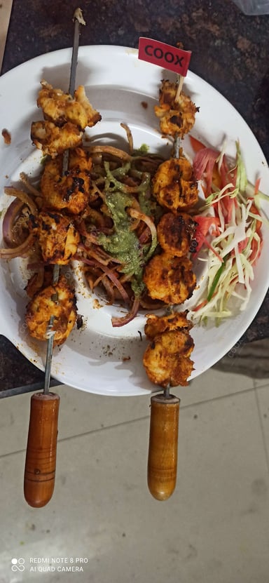Tasty Tandoori Prawns cooked by COOX chefs cooks during occasions parties events at home