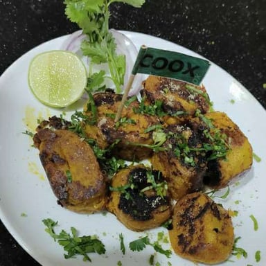 Tasty Masala Soya Chaap (Dry) cooked by COOX chefs cooks during occasions parties events at home