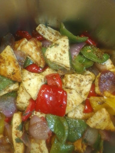 Tasty Paneer Shashlik cooked by COOX chefs cooks during occasions parties events at home
