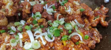Tasty Gobi Manchurian cooked by COOX chefs cooks during occasions parties events at home