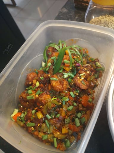 Tasty Prawns Salt and Pepper cooked by COOX chefs cooks during occasions parties events at home