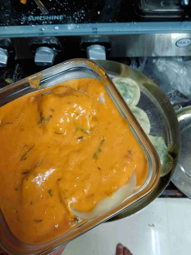 Tasty Ravioli in Pink Sauce cooked by COOX chefs cooks during occasions parties events at home