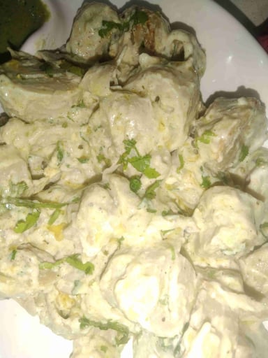 Tasty Soya Malai Chaap (Dry) cooked by COOX chefs cooks during occasions parties events at home
