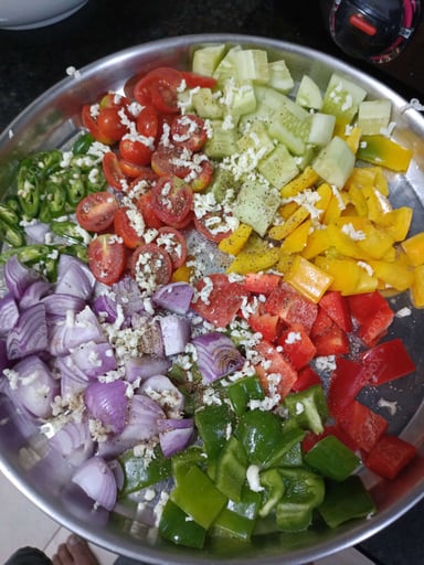 Tasty Taco Salad cooked by COOX chefs cooks during occasions parties events at home