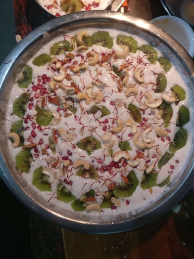 Tasty Fruit Cream cooked by COOX chefs cooks during occasions parties events at home