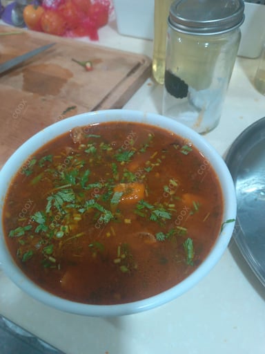 Tasty Mutton Shorba cooked by COOX chefs cooks during occasions parties events at home