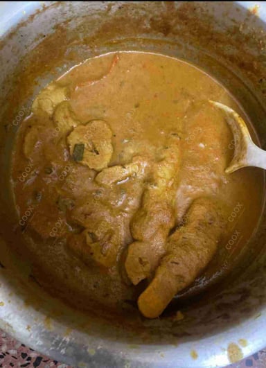 Tasty Soya Chaap (Gravy) cooked by COOX chefs cooks during occasions parties events at home