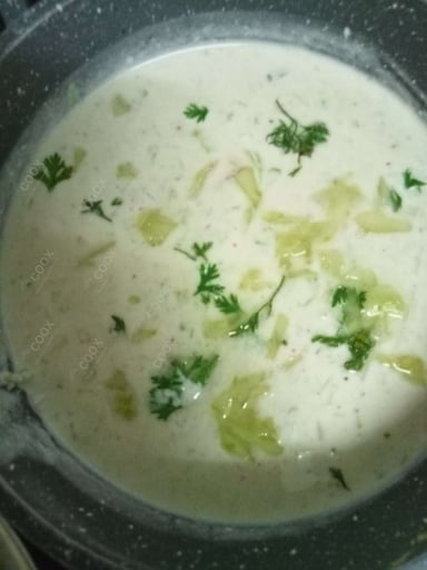 Tasty Cucumber Raita cooked by COOX chefs cooks during occasions parties events at home