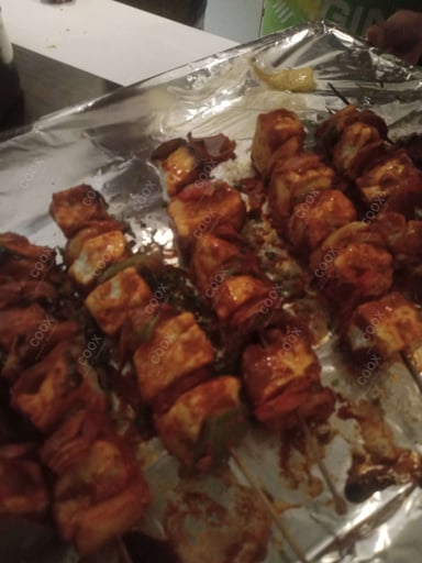 Tasty Paneer Shashlik cooked by COOX chefs cooks during occasions parties events at home