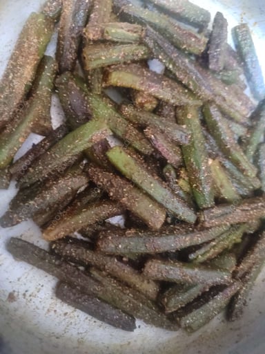 Tasty Bhindi cooked by COOX chefs cooks during occasions parties events at home