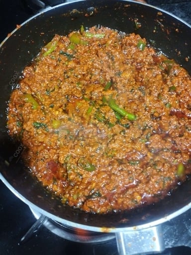 Tasty Mutton Keema cooked by COOX chefs cooks during occasions parties events at home