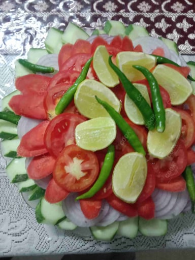 Tasty Garden Fresh Salad cooked by COOX chefs cooks during occasions parties events at home
