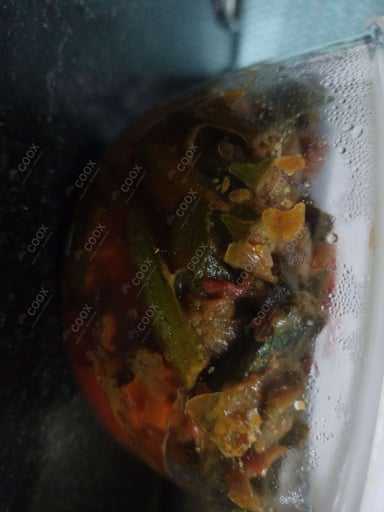 Tasty Bhindi do Pyaza cooked by COOX chefs cooks during occasions parties events at home