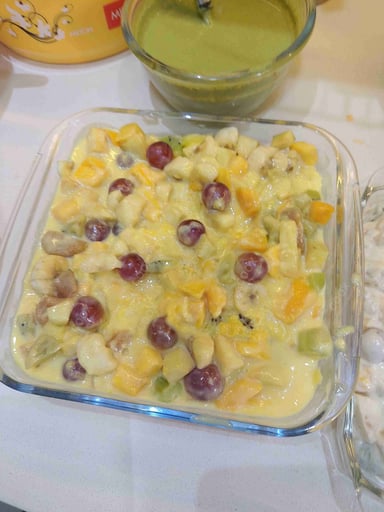 Tasty Fruit Pudding cooked by COOX chefs cooks during occasions parties events at home