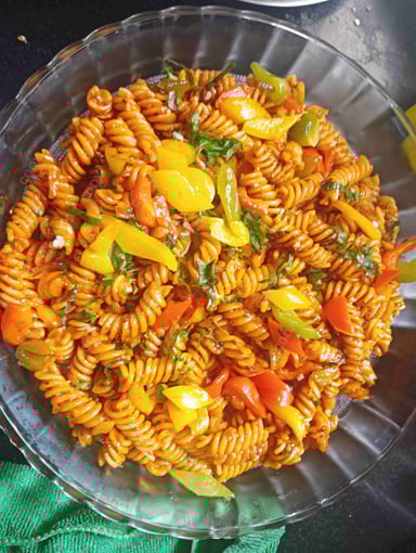 Tasty Pasta in Red Sauce cooked by COOX chefs cooks during occasions parties events at home