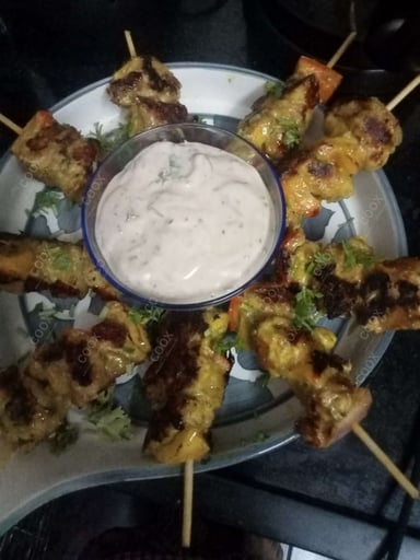 Tasty Chicken Shashlik cooked by COOX chefs cooks during occasions parties events at home