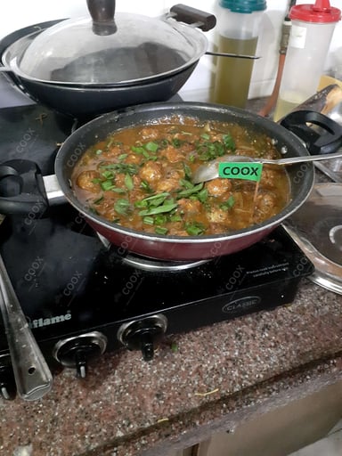 Tasty Malai Soya Chaap (Dry) cooked by COOX chefs cooks during occasions parties events at home
