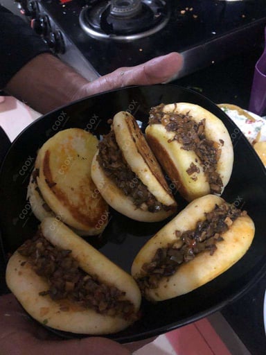 Tasty Spicy Mushroom Bao cooked by COOX chefs cooks during occasions parties events at home