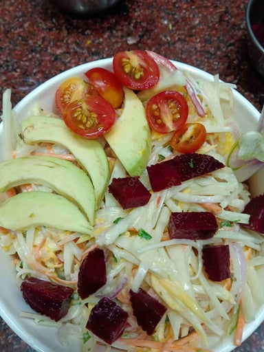 Tasty Papaya Salad cooked by COOX chefs cooks during occasions parties events at home