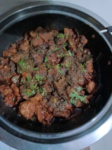 Tasty Mutton Sukha cooked by COOX chefs cooks during occasions parties events at home