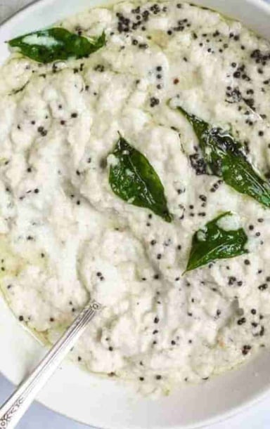 Tasty Coconut Chutney cooked by COOX chefs cooks during occasions parties events at home