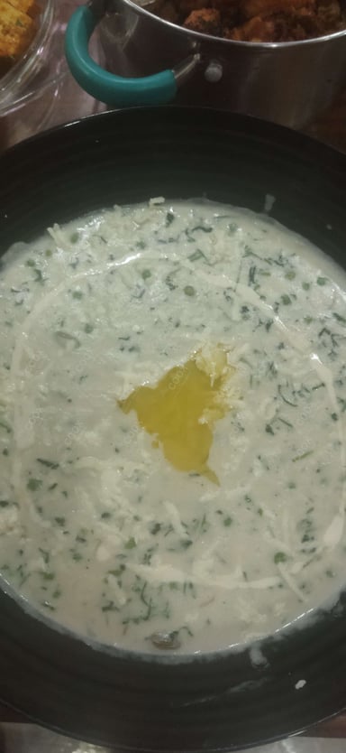 Tasty Methi Matar Malai cooked by COOX chefs cooks during occasions parties events at home