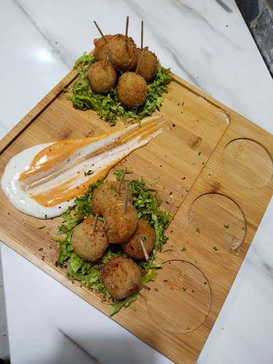 Tasty Fried Cheese Balls cooked by COOX chefs cooks during occasions parties events at home