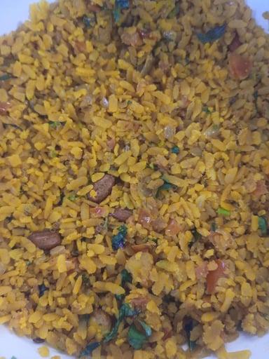 Tasty Poha cooked by COOX chefs cooks during occasions parties events at home
