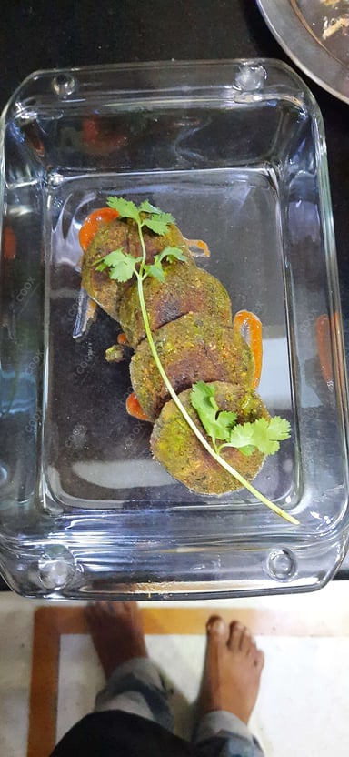 Tasty Hariyali Kebab cooked by COOX chefs cooks during occasions parties events at home