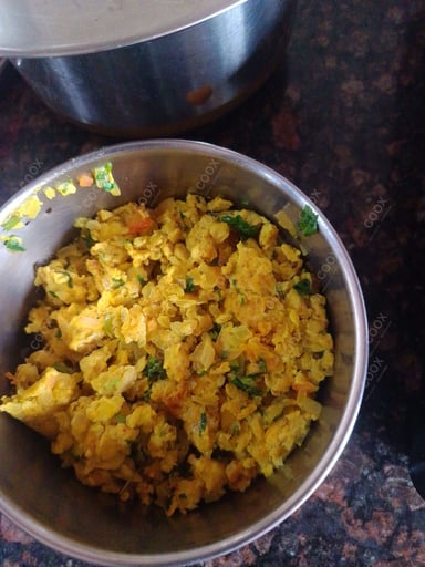Tasty Egg Bhurji cooked by COOX chefs cooks during occasions parties events at home