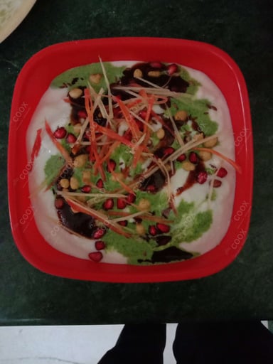 Tasty Dahi Bhalla cooked by COOX chefs cooks during occasions parties events at home