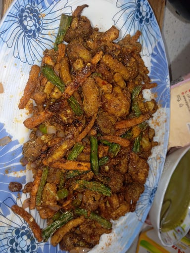 Tasty Vegetable Salt and Pepper cooked by COOX chefs cooks during occasions parties events at home