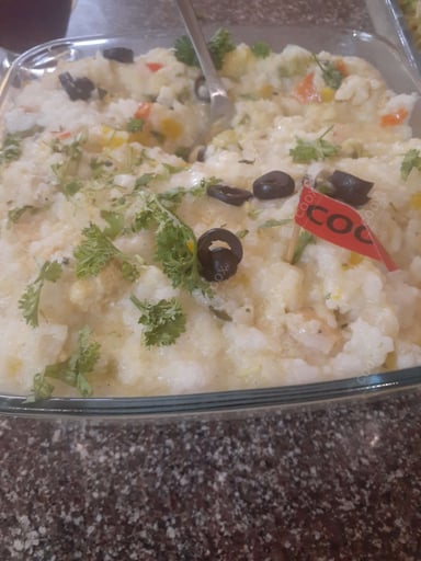Tasty Chicken Risotto cooked by COOX chefs cooks during occasions parties events at home