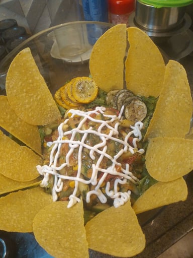 Tasty Taco Salad cooked by COOX chefs cooks during occasions parties events at home