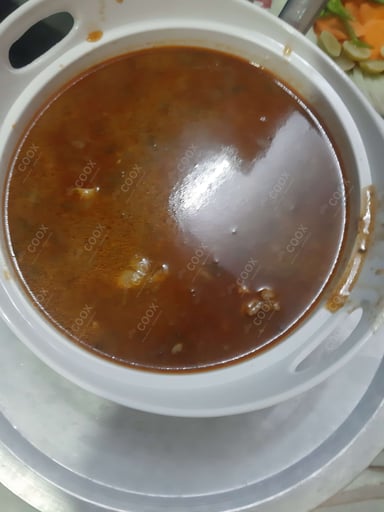 Tasty Mutton Shorba cooked by COOX chefs cooks during occasions parties events at home