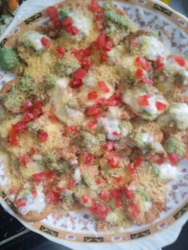 Tasty Papdi Chaat cooked by COOX chefs cooks during occasions parties events at home