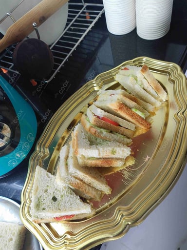 Tasty Sandwich cooked by COOX chefs cooks during occasions parties events at home